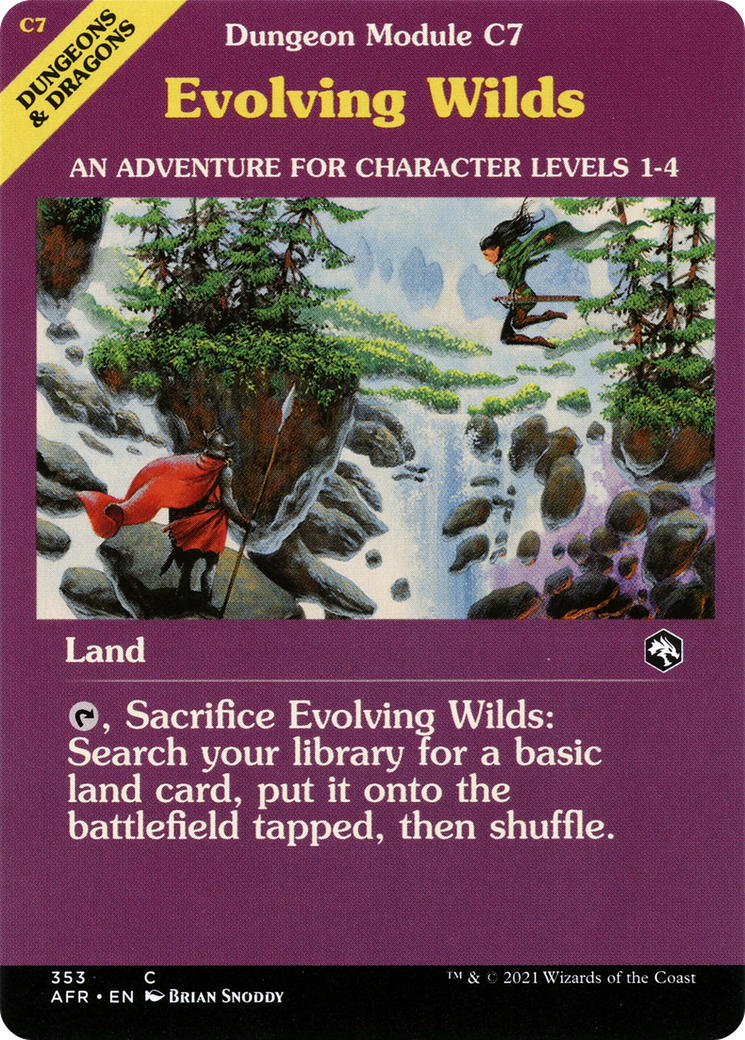 Evolving Wilds (Dungeon Module) [Dungeons & Dragons: Adventures in the Forgotten Realms]