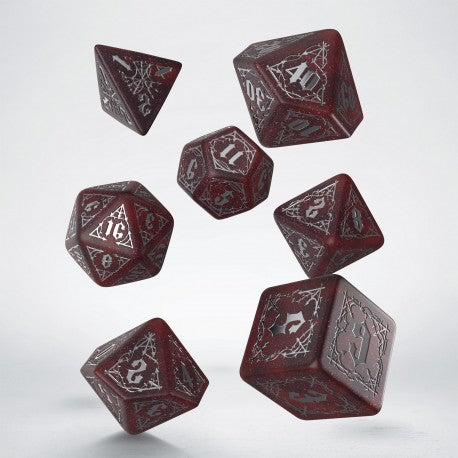 Q Workshop: Bloodsucker Dice Set - Scarlet