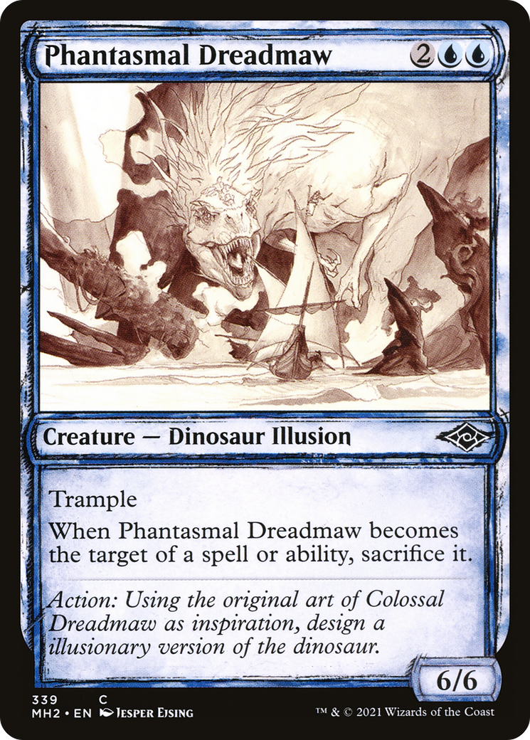 Phantasmal Dreadmaw (Sketch) [Modern Horizons 2]