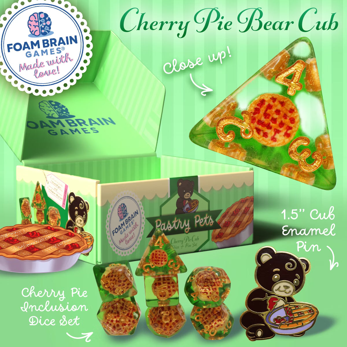 Foam Brain Games: Pastry Pets - Cherry Pie Bear Cub