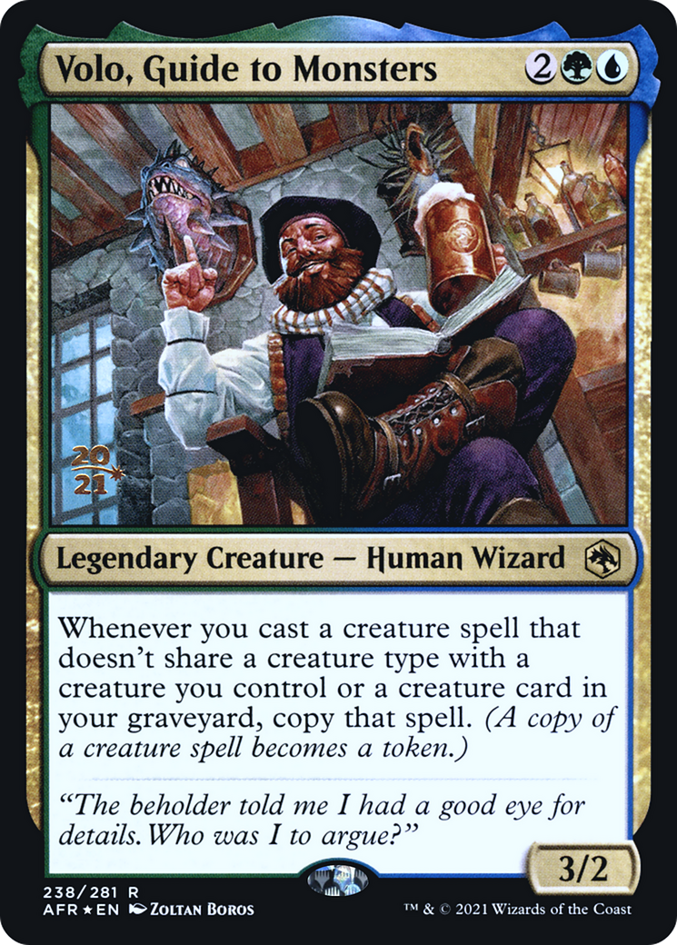 Volo, Guide to Monsters [Dungeons & Dragons: Adventures in the Forgotten Realms Prerelease Promos]