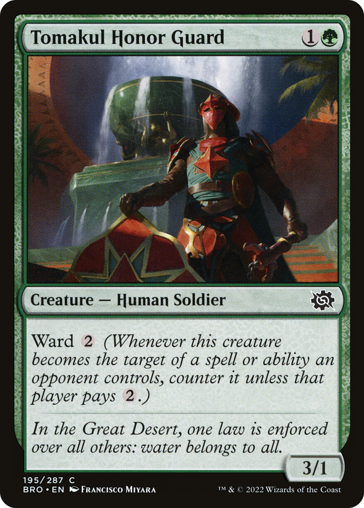 Tomakul Honor Guard [The Brothers' War]
