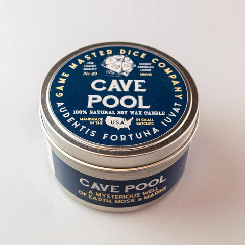 Game Master Dice Candle - Cave Pool (8 oz.)
