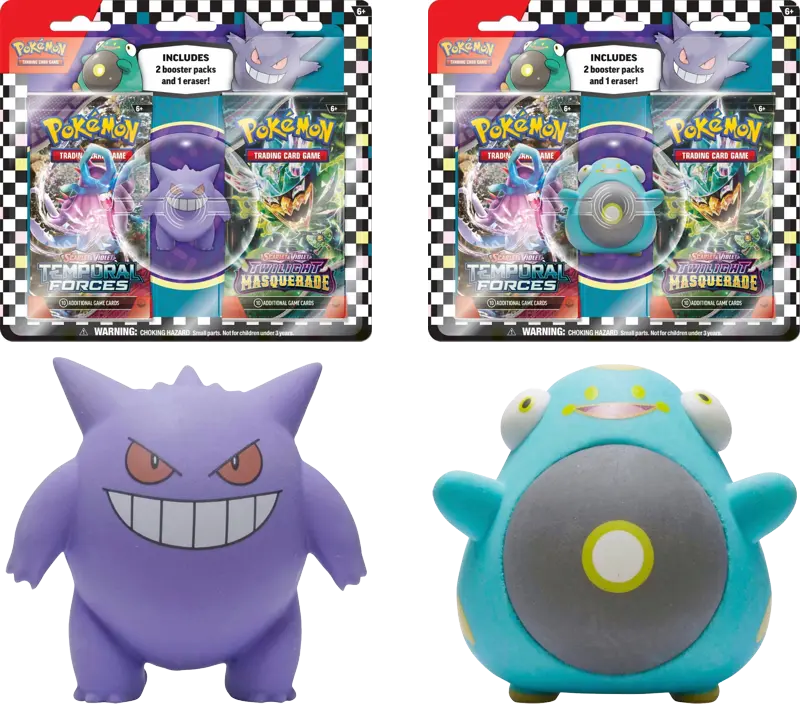 Pokemon Back To School Eraser Blister 2024