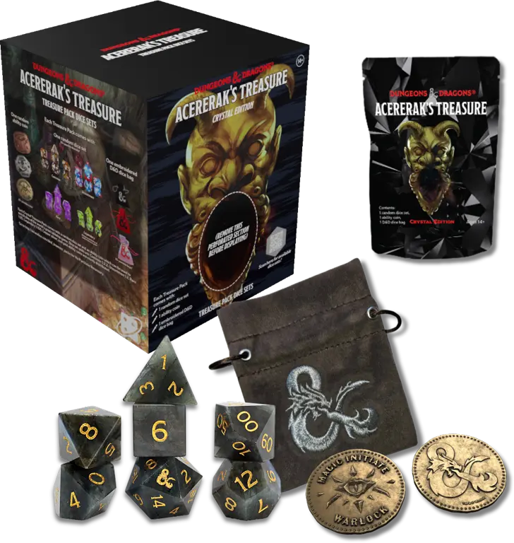 Acererak's Treasure Pack Dice Sets - Crystal Edition