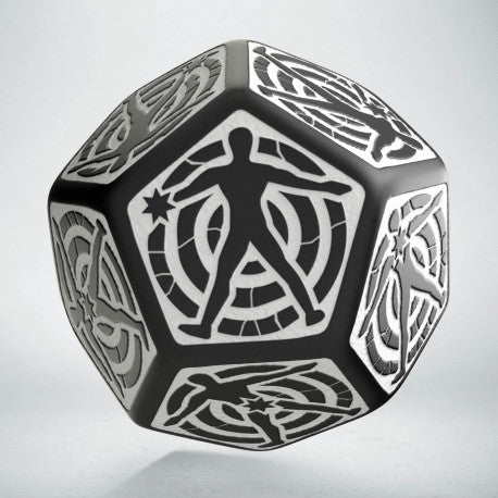 Q Workshop: D12 Black & White Hit Location Die