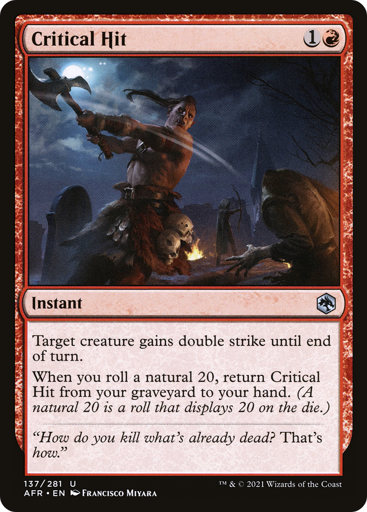 Critical Hit [Dungeons & Dragons: Adventures in the Forgotten Realms]