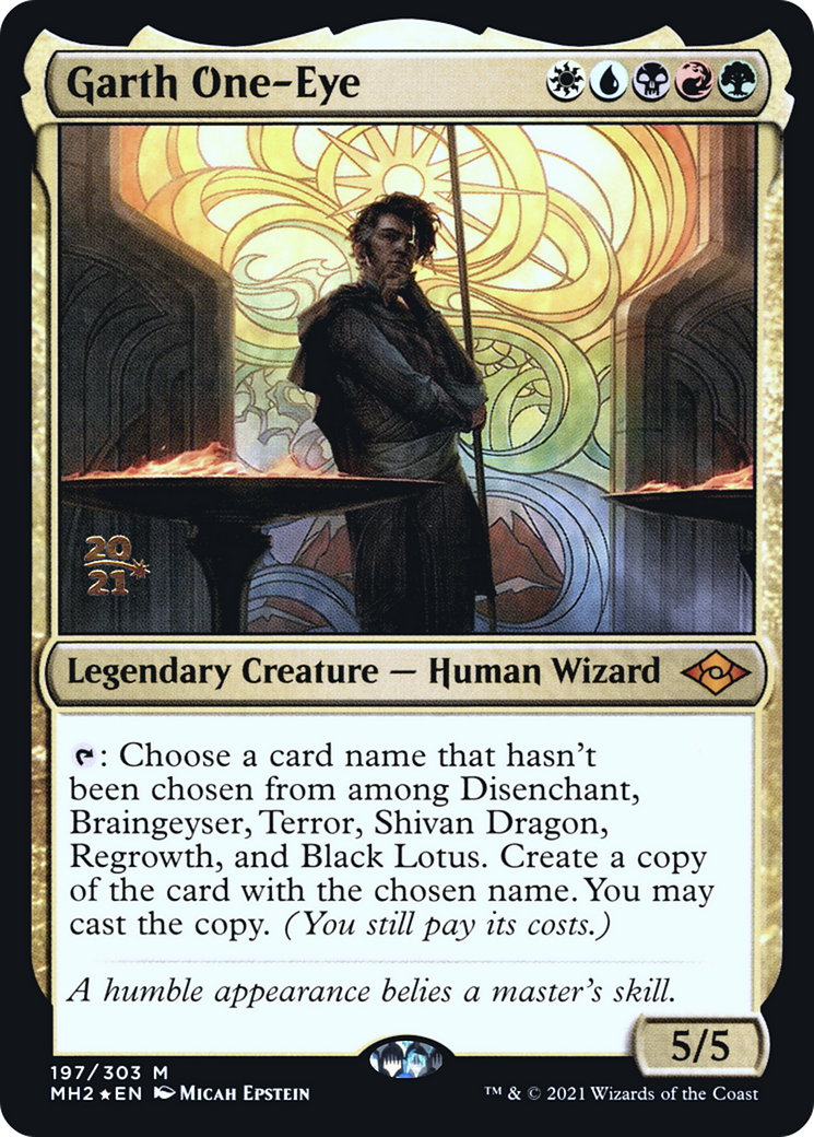 Garth One-Eye [Modern Horizons 2 Prerelease Promos]