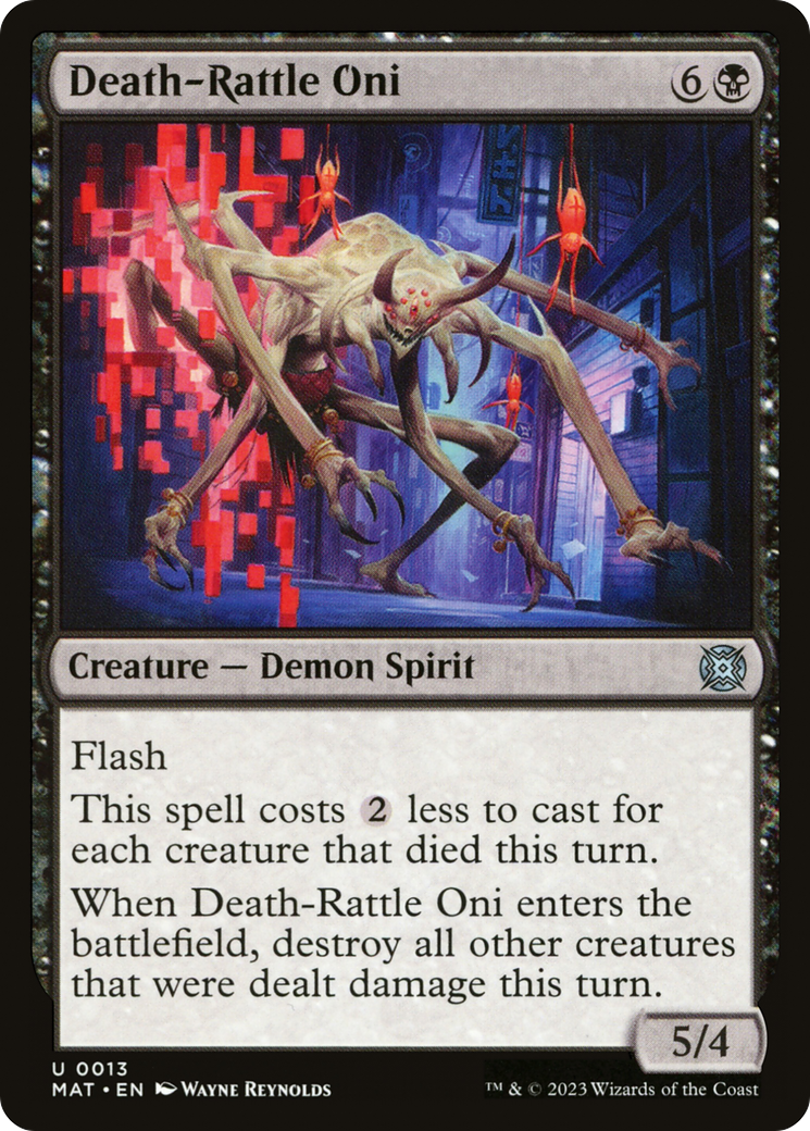 Death-Rattle Oni [March of the Machine: The Aftermath]