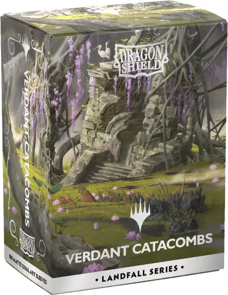 Dragon Shield Art Sleeves: Magic the Gathering Landfall Series - Verdant Catacombs