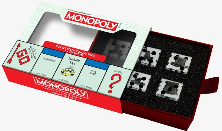 FanRoll Monopoly Token Dice Set