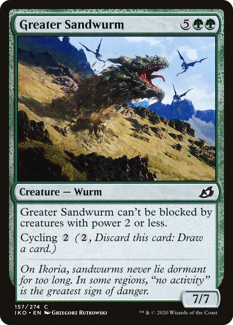 Greater Sandwurm (IKO-157) - Ikoria: Lair of Behemoths