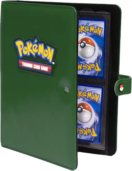 Ultra Pro Pokemon 4 Pocket Premium Snap Binder (Green)