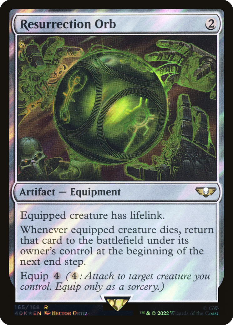 Resurrection Orb (Surge Foil) [Warhammer 40,000]