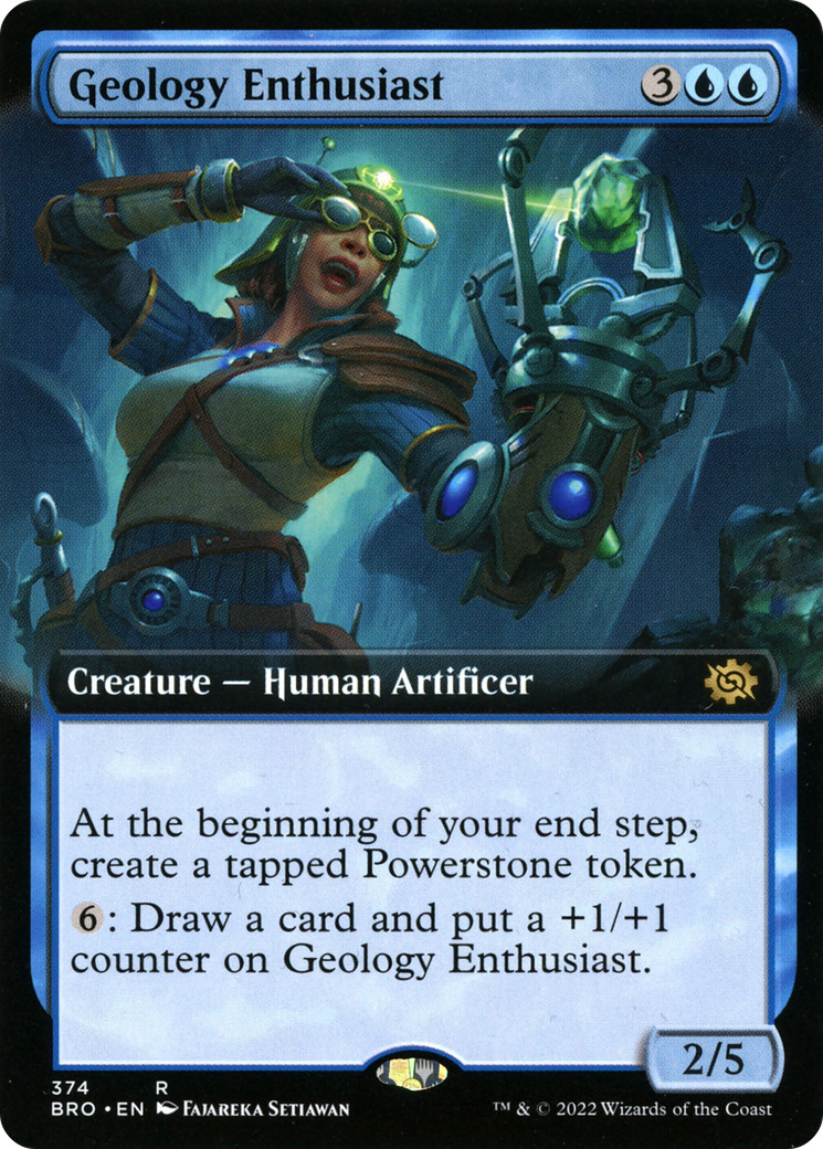 Geology Enthusiast (Extended Art) (BRO-374) - The Brothers' War: (Extended Art) Foil