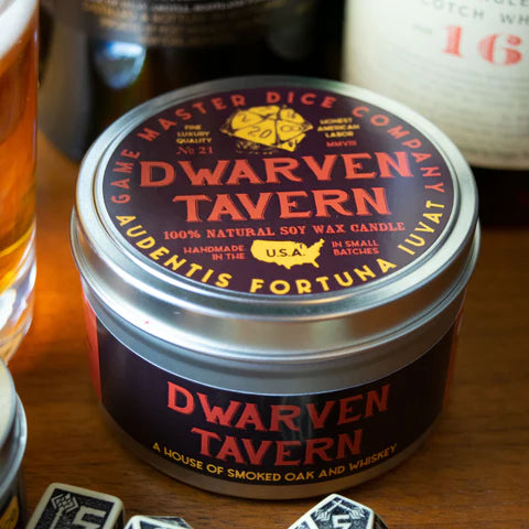Game Master Dice Candle - Dwarven Tavern (8 oz.)