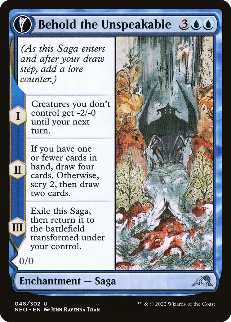 Behold the Unspeakable // Vision of the Unspeakable [Kamigawa: Neon Dynasty]