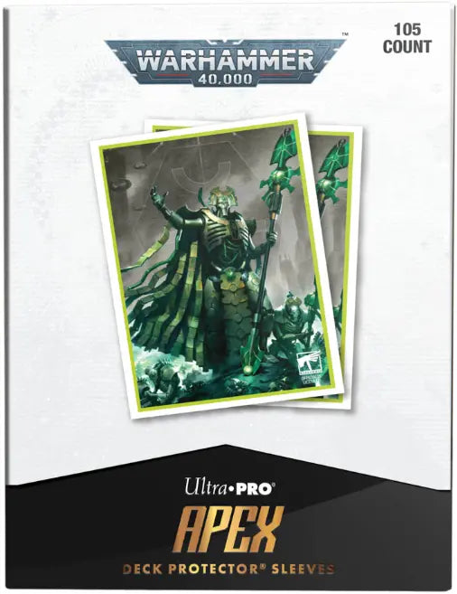 Ultra PRO: Standard 105ct APEX Sleeves - Warhammer 40k (Necrons)