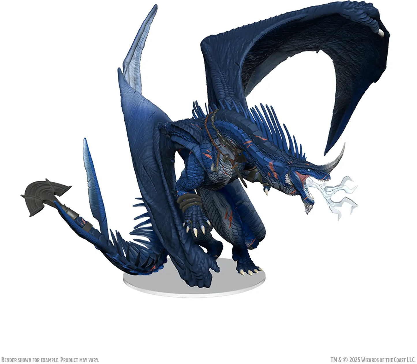 Wizkids Icons of the Realms: Painted Miniature - Anthradusk, Ancient Blue Dragon