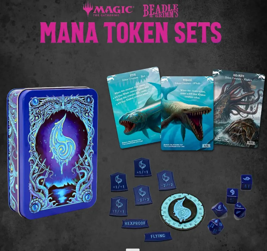 Beadle & Grimm's MTG Mana Token Sets - Blue