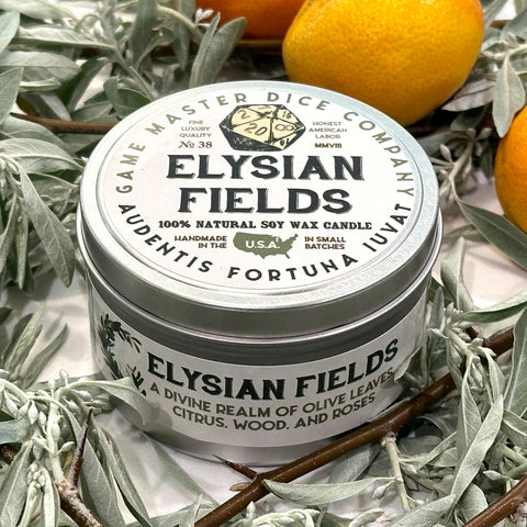 Game Master Dice Candle - Elysian Fields (1.4oz)