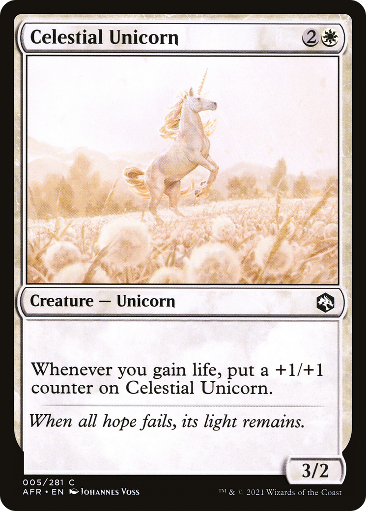 Celestial Unicorn [Dungeons & Dragons: Adventures in the Forgotten Realms]