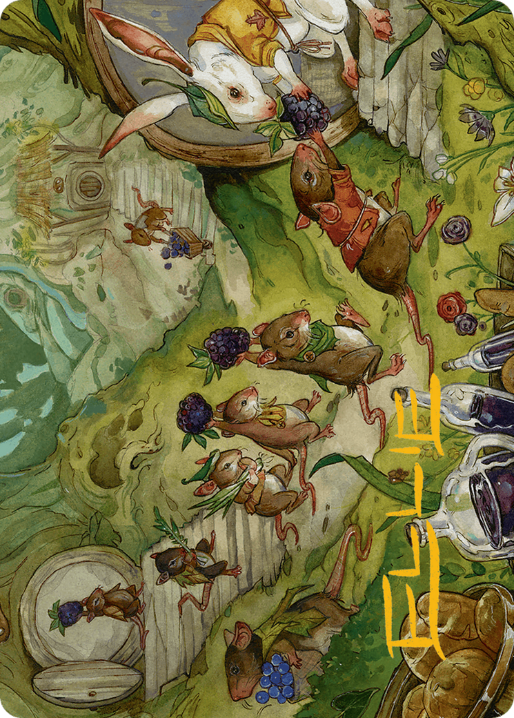 For the Common Good // For the Common Good (ABLB-043) - Bloomburrow Art Series (Borderless) Foil