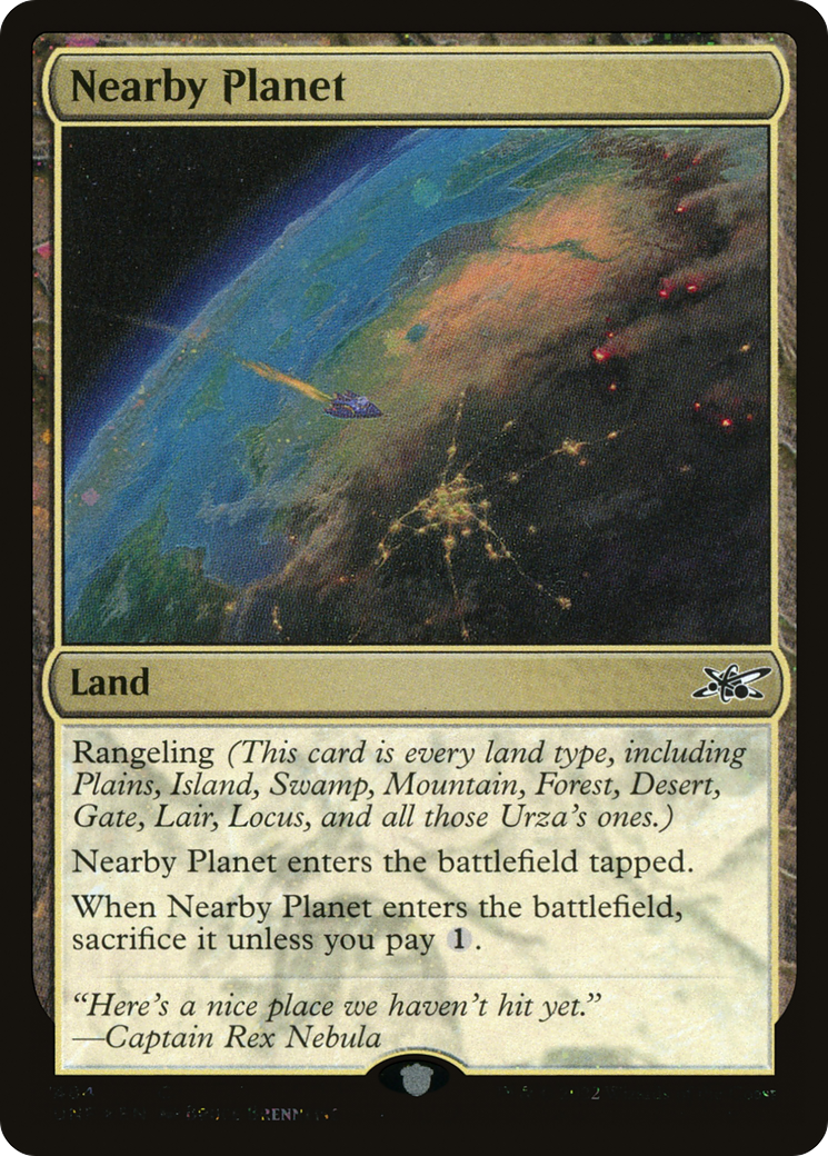 Nearby Planet (Galaxy Foil) [Unfinity]