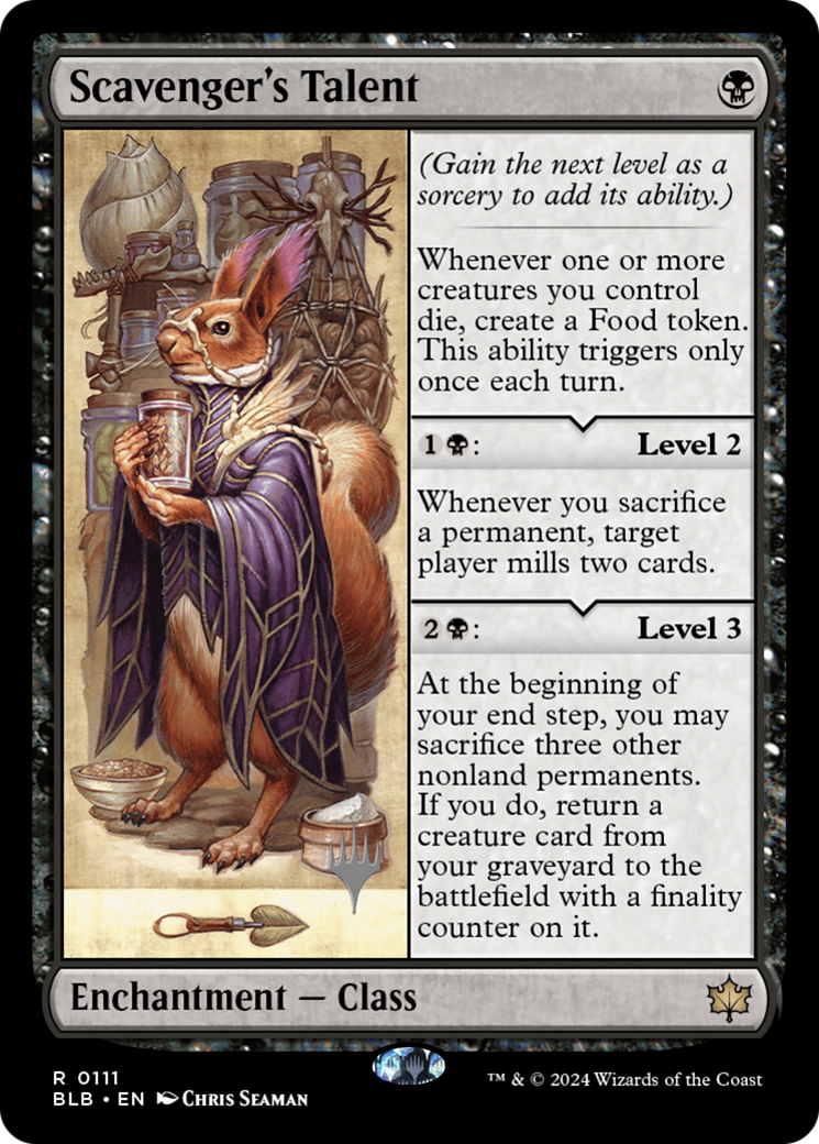 Scavenger's Talent (Promo Pack) [Bloomburrow Promos]