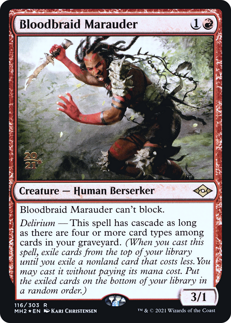 Bloodbraid Marauder [Modern Horizons 2 Prerelease Promos]
