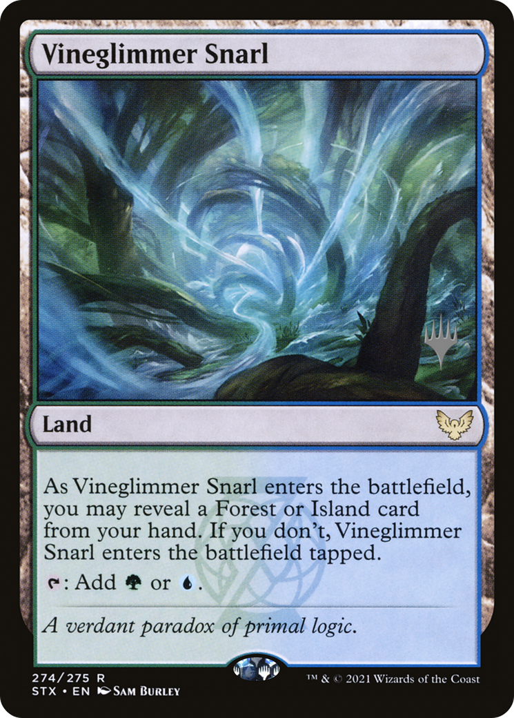 Vineglimmer Snarl (Promo Pack) [Strixhaven: School of Mages Promos]