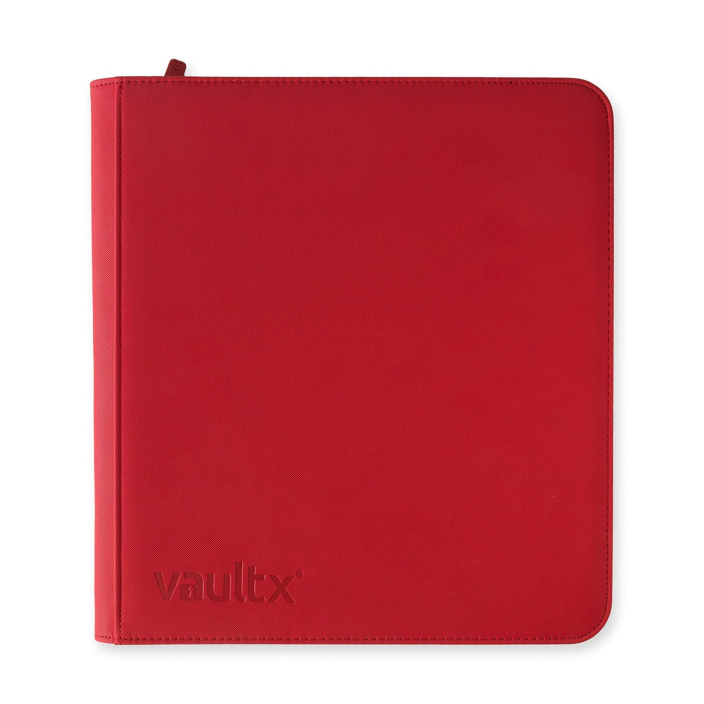 Vault X: 12-Pocket Exo-Tec® Zip Binder - Fire Red