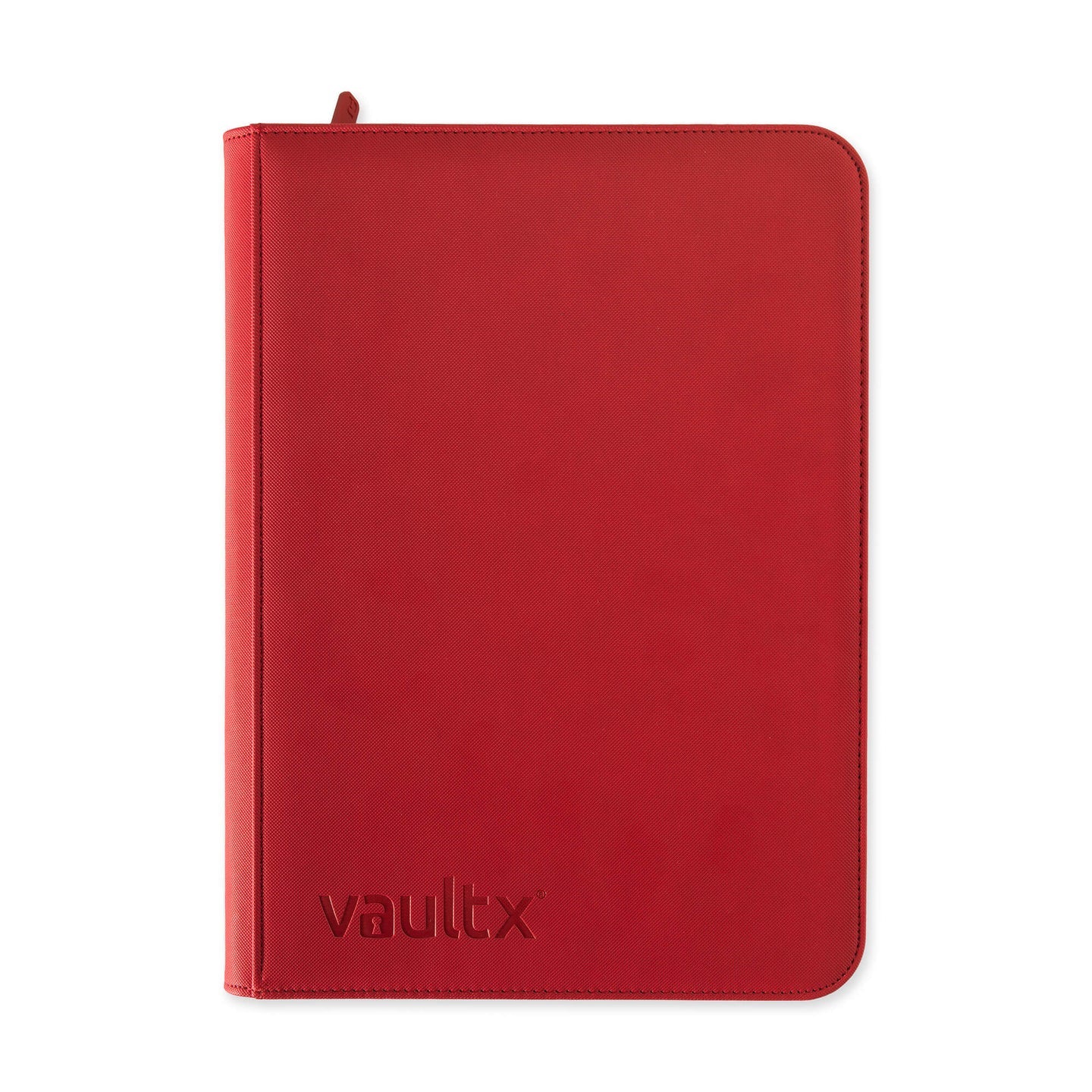 Vault X: 9-Pocket Exo-Tec® Zip Binder - Fire Red