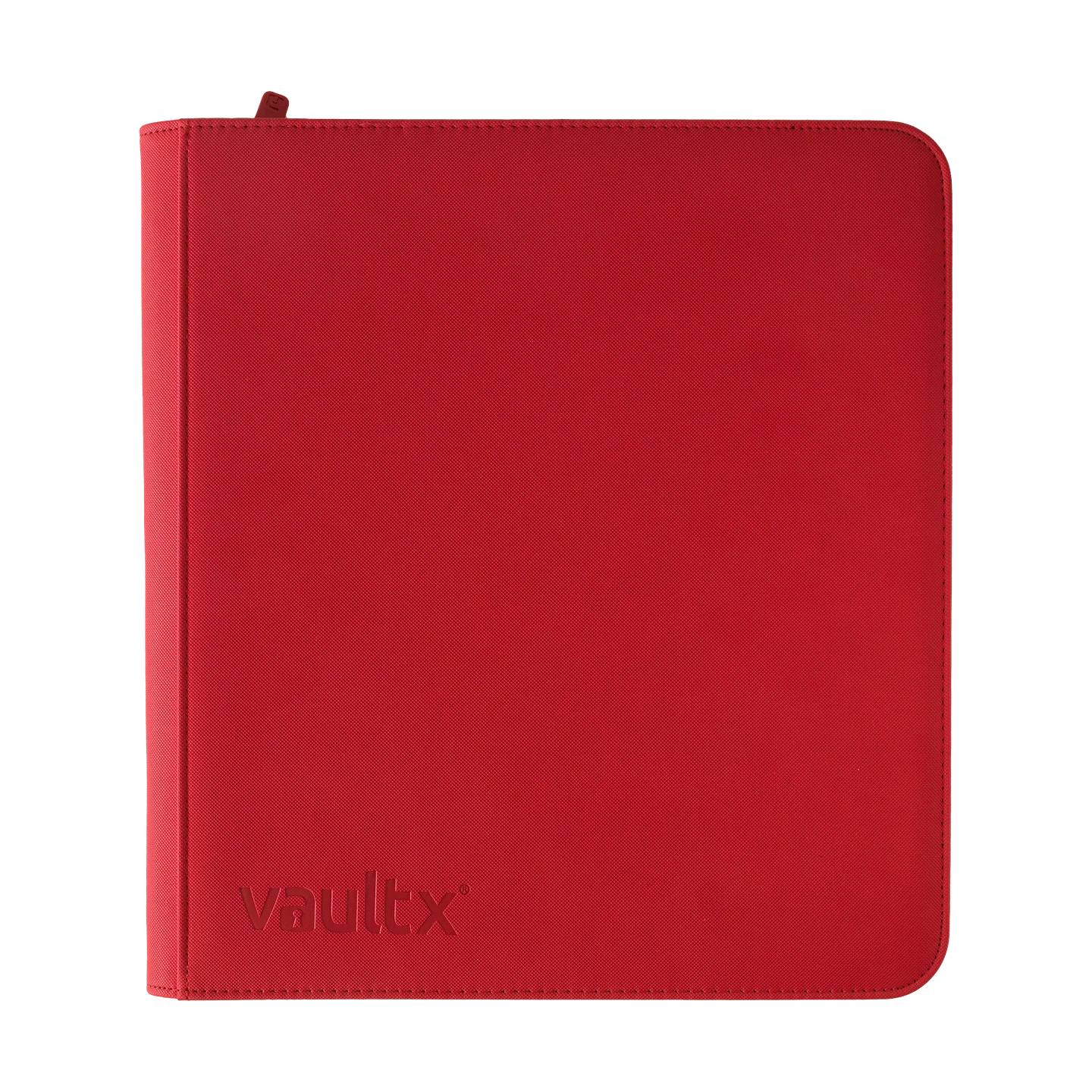 Vault X: 12-Pocket Exo-Tec® Zip Binder XL - Fire Red