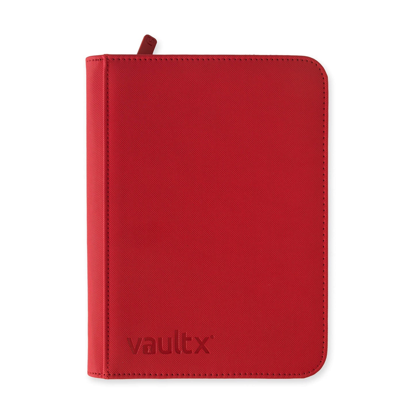 Vault X: 4-Pocket Exo-Tec® Zip Binder - Fire Red