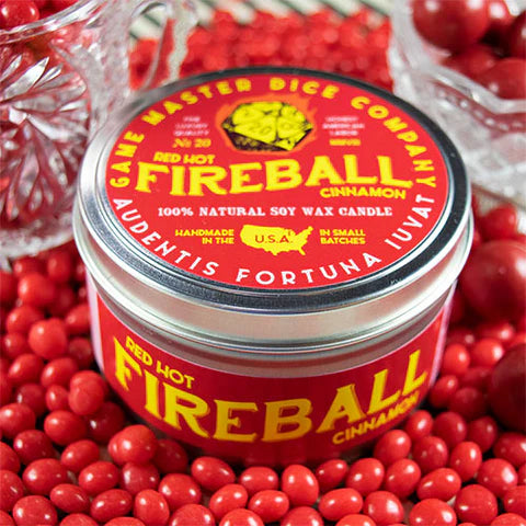 Game Master Dice Candle - Fireball (8 oz.)