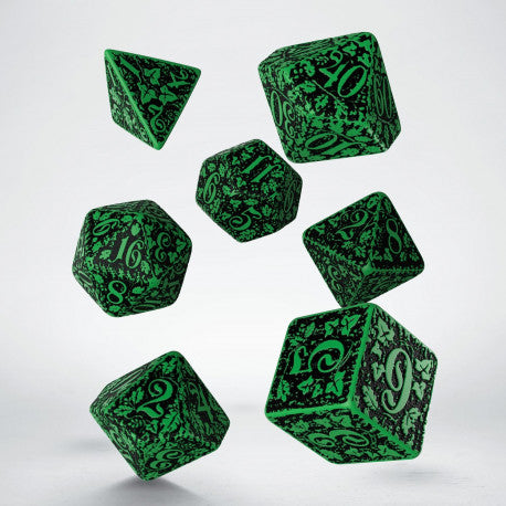 Q Workshop: Forest Dice Set Green/Black