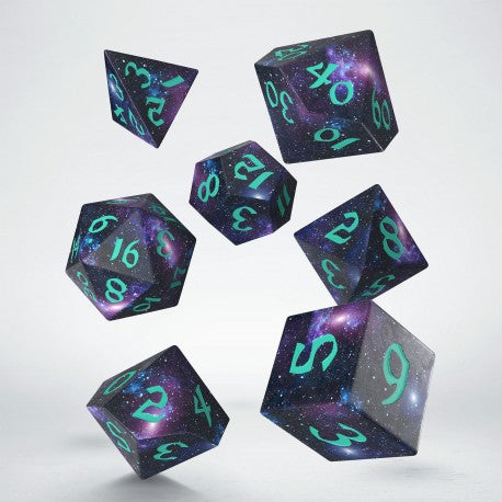 Q Workshop: Full Art Dice Set - Stardust