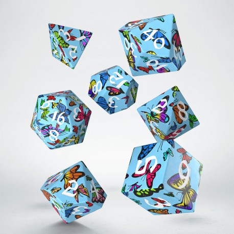 Q Workshop: Full Art Dice Set - Butterfly