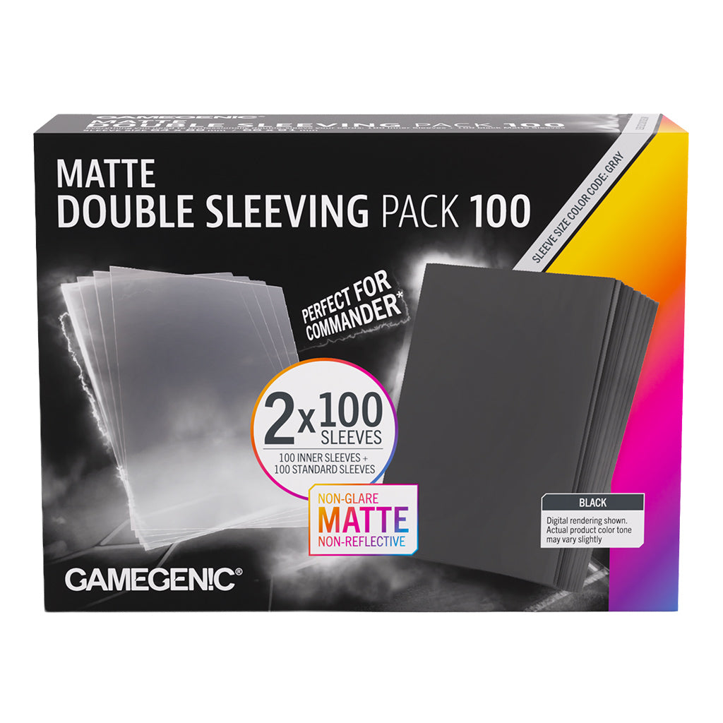 Gamegenic Matte Double Sleeving Pack: 100 (66x91)