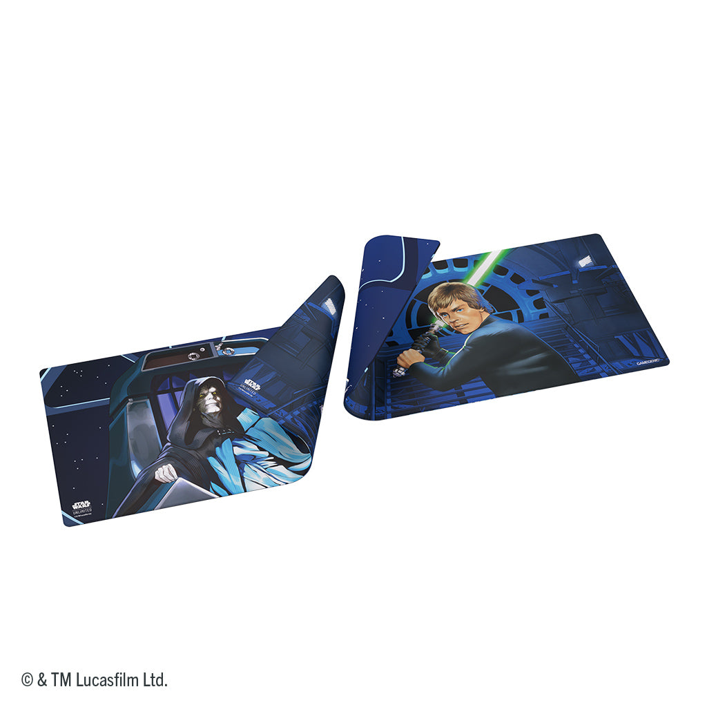 Gamegenic Double-Sided Playmat: Jedi Luke Skywalker /  Emperor Palpatine