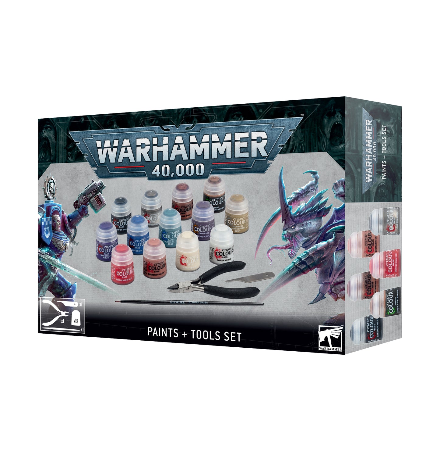 Warhammer 40,000: Paint + Tools Set