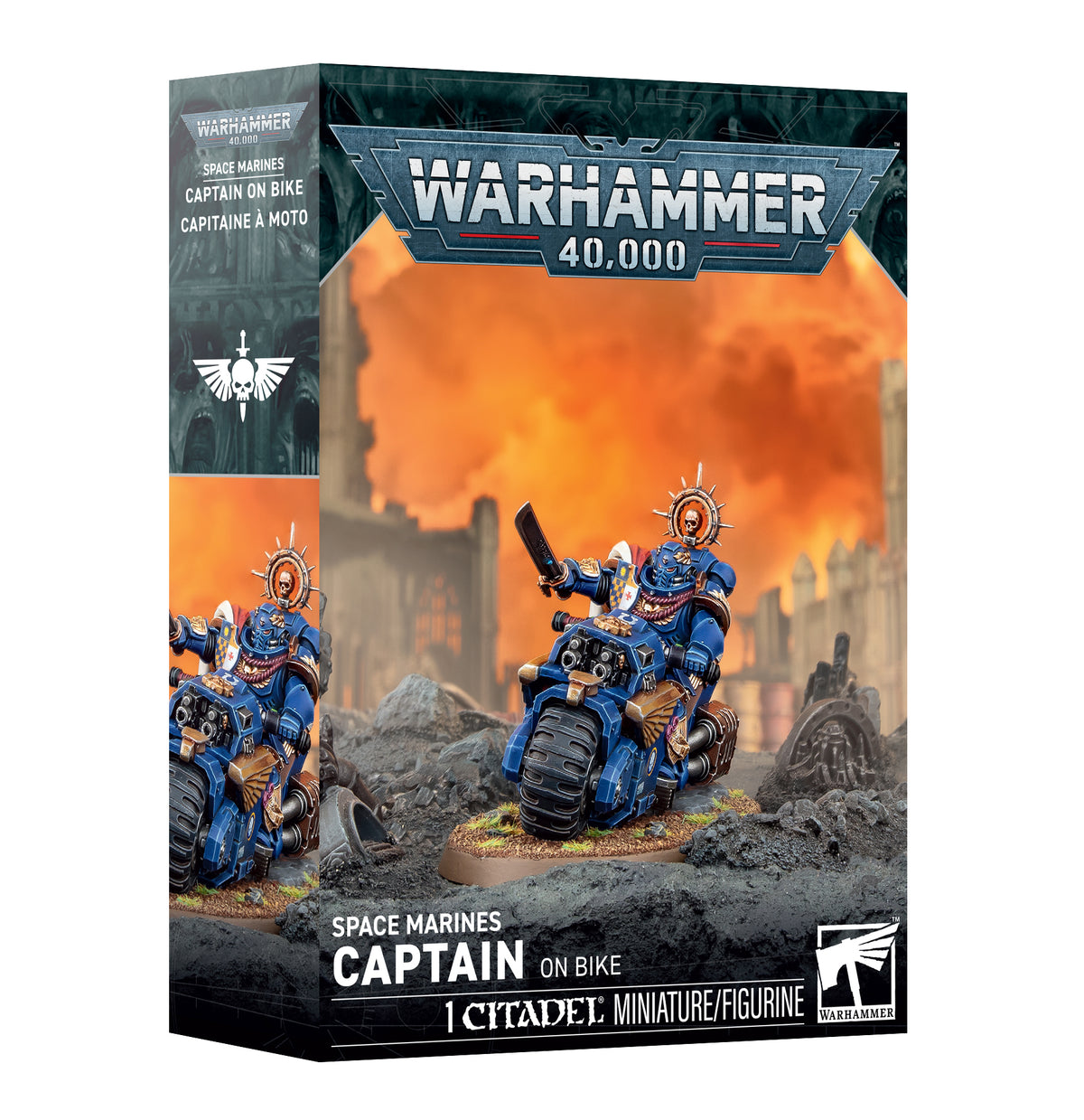 Warhamnmer 40,000: Space Marines - Captain On Bike (PRE-ORDER)