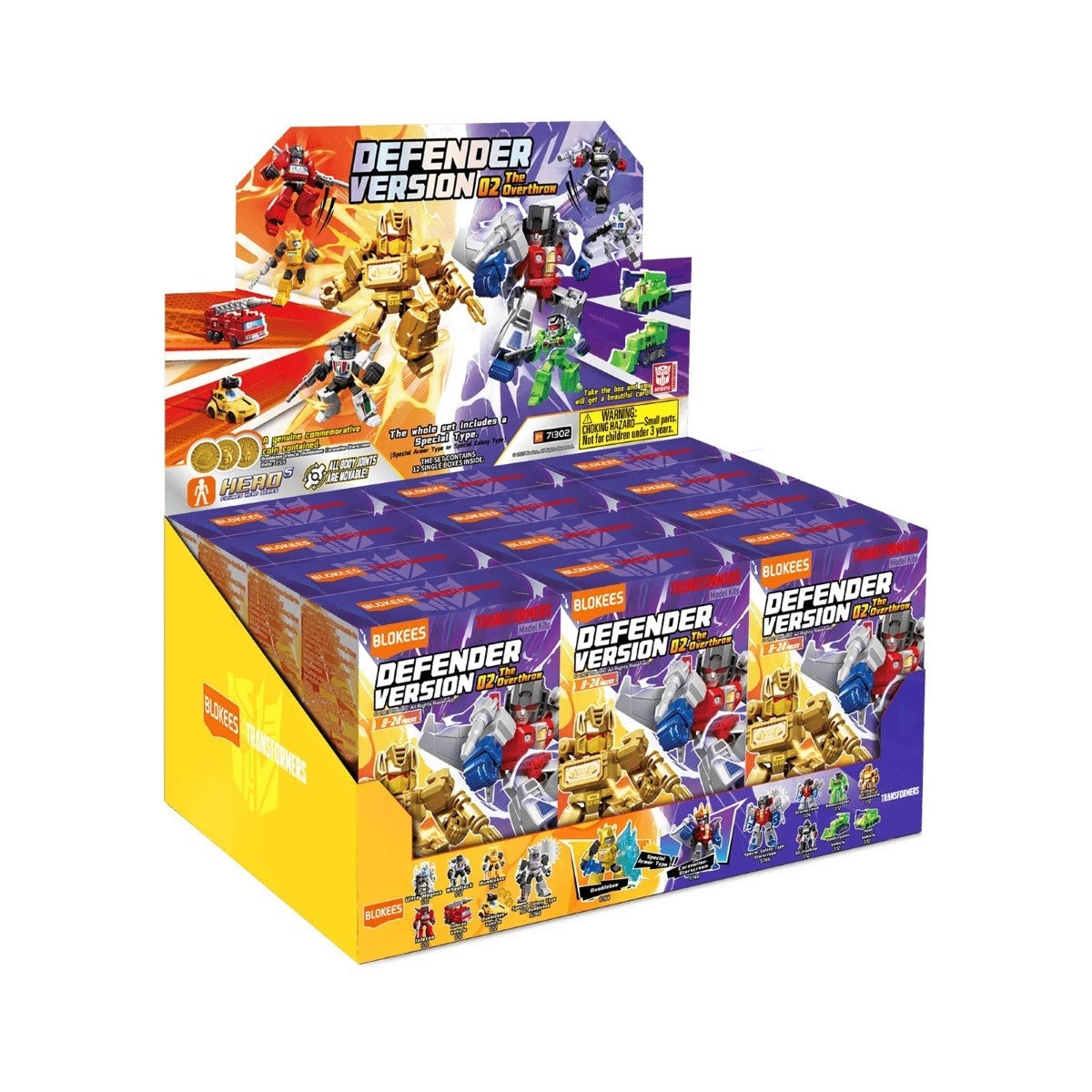 Blokees: Transformers - Defender Version 02 "The Overthrow" BLIND BOX