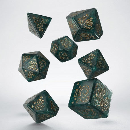 Q Workshop: Jumbo Cats Dice Set - Merlin