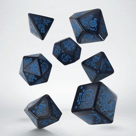Q Workshop: Jumbo Cats Dice Set - River