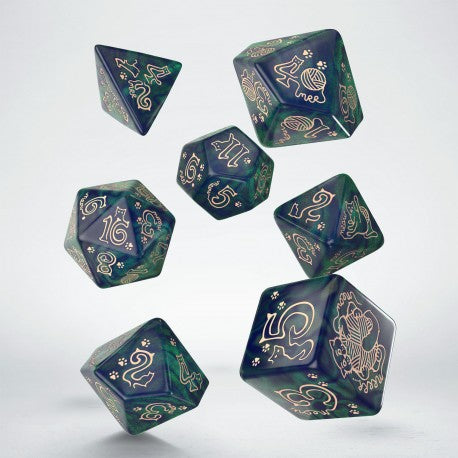 Q Workshop: Jumbo Cats Dice Set - Whiskers
