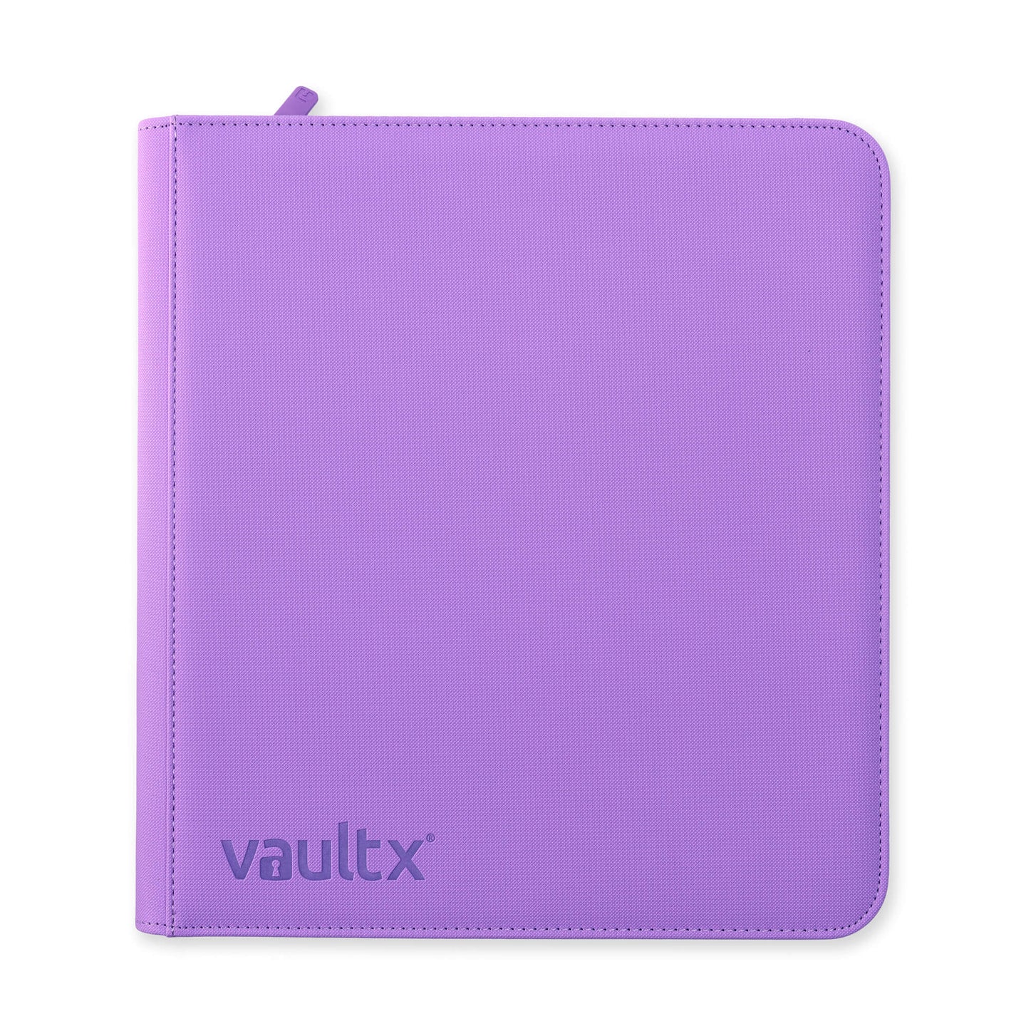 Vault X: 12-Pocket Exo-Tec® Zip Binder - Purple