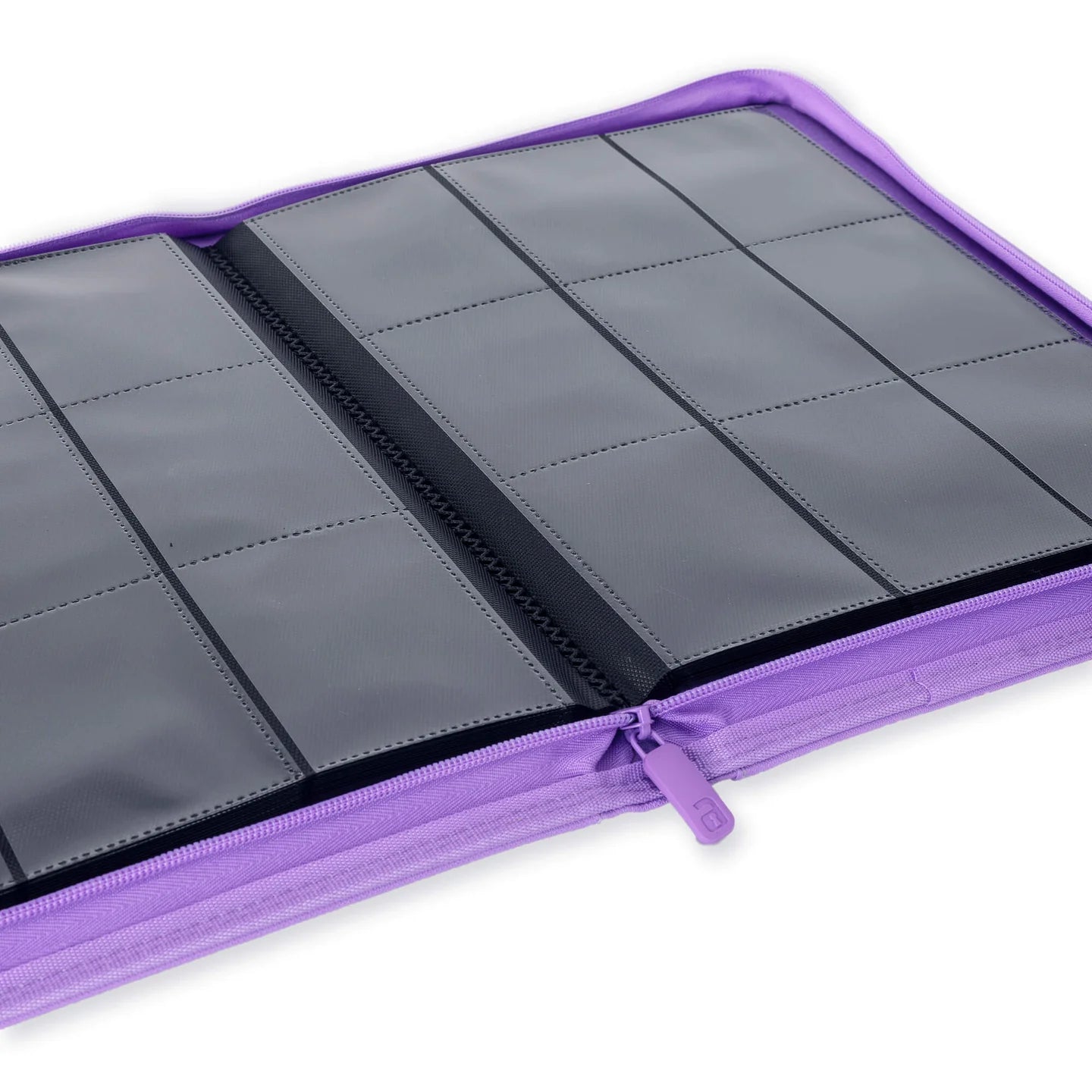 Vault X: 9-Pocket Exo-Tec® Zip Binder - Purple
