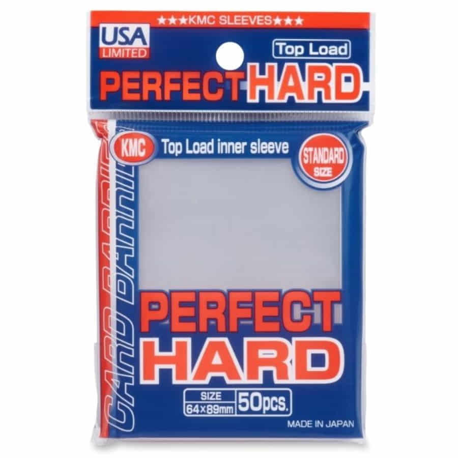 KMC Sleeves: Full Sized Clear Perfect Hard (50ct)
